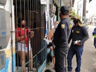 Feiras da Pratinha e Icoaraci são fiscalizadas por agentes de segurança