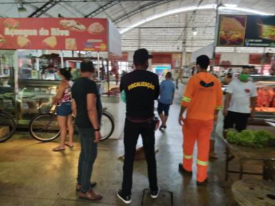 Feiras da Pratinha e Icoaraci são fiscalizadas por agentes de segurança