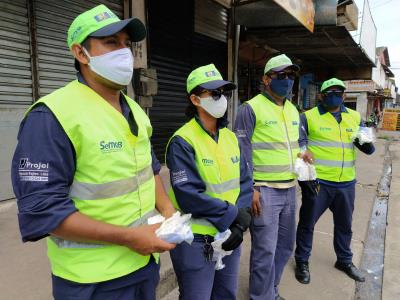 Feiras da Pratinha e Icoaraci são fiscalizadas por agentes de segurança