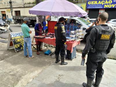 Feiras da Pratinha e Icoaraci são fiscalizadas por agentes de segurança