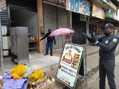 Feiras da Pratinha e Icoaraci são fiscalizadas por agentes de segurança
