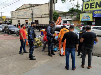 Feiras da Pratinha e Icoaraci são fiscalizadas por agentes de segurança