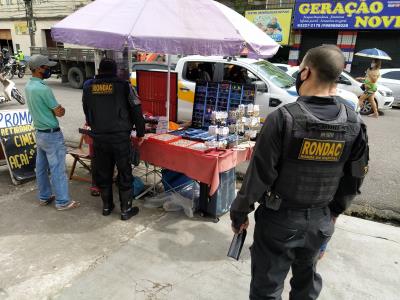 Feiras da Pratinha e Icoaraci são fiscalizadas por agentes de segurança