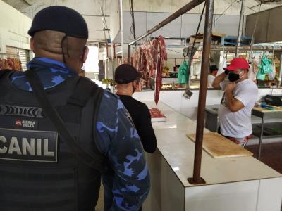 Feiras da Pratinha e Icoaraci são fiscalizadas por agentes de segurança