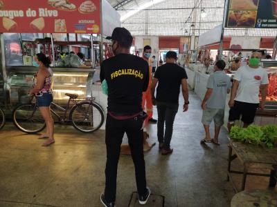 Feiras da Pratinha e Icoaraci são fiscalizadas por agentes de segurança