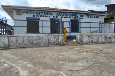 Sede da Agência Distrital de Icoaraci passa por desinfecção