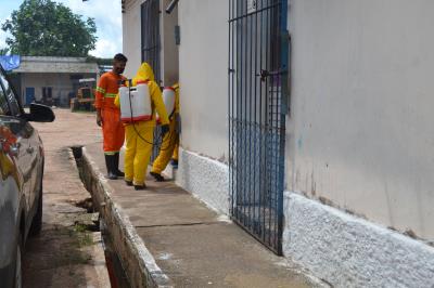 Sede da Agência Distrital de Icoaraci passa por desinfecção