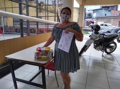 Prefeitura distribui kits da merenda escolar no Jurunas e Cremação