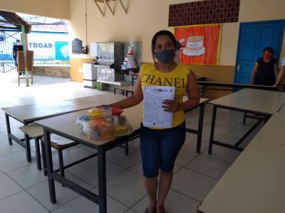Prefeitura distribui kits da merenda escolar no Jurunas e Cremação
