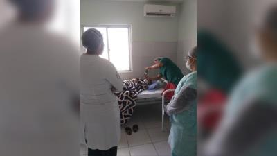 No Dom Zico, videochamadas aproximam pacientes de Covid-19 e famílias