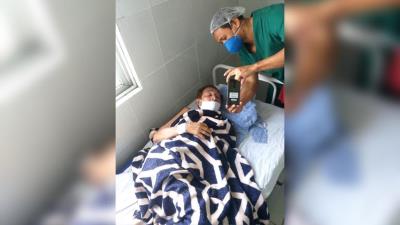 No Dom Zico, videochamadas aproximam pacientes de Covid-19 e famílias