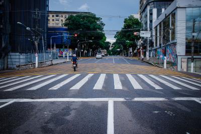 SeMOB intensifica ações de sinalização viária durante isolamento social