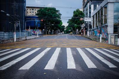 SeMOB intensifica ações de sinalização viária durante isolamento social
