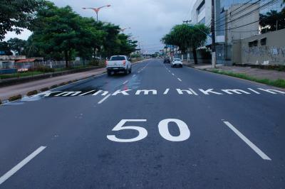 SeMOB intensifica ações de sinalização viária durante isolamento social