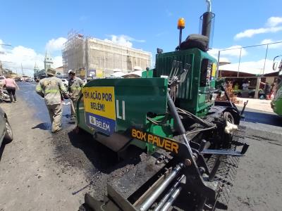 Centro histórico de Belém recebe obras de revitalização