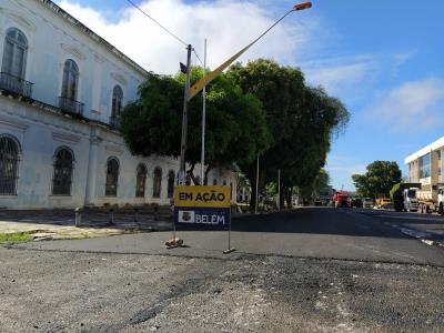Centro histórico de Belém recebe obras de revitalização