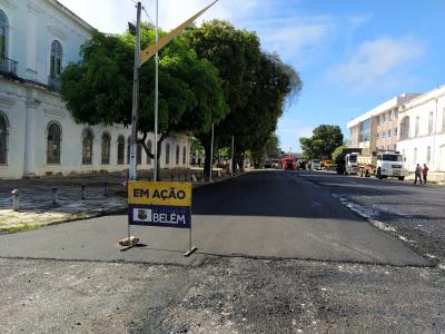 Centro histórico de Belém recebe obras de revitalização