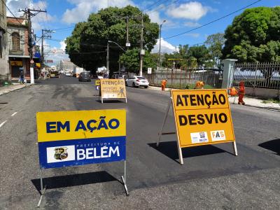 Centro histórico de Belém recebe obras de revitalização