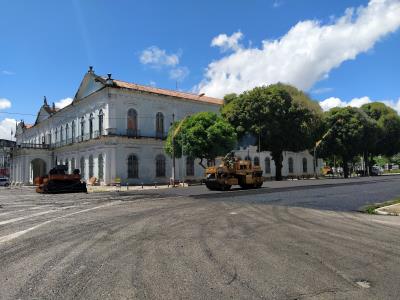 Centro histórico de Belém recebe obras de revitalização