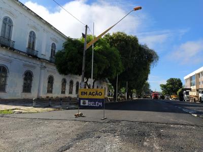 Centro histórico de Belém recebe obras de revitalização