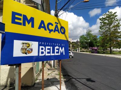 Centro histórico de Belém recebe obras de revitalização