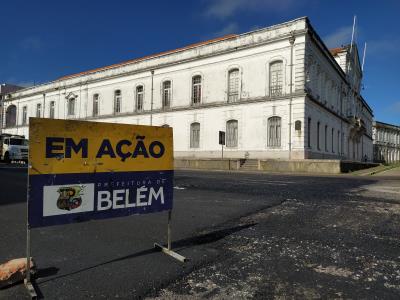 Centro histórico de Belém recebe obras de revitalização