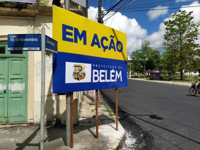 Centro histórico de Belém recebe obras de revitalização