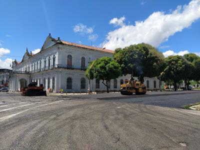 Centro histórico de Belém recebe obras de revitalização