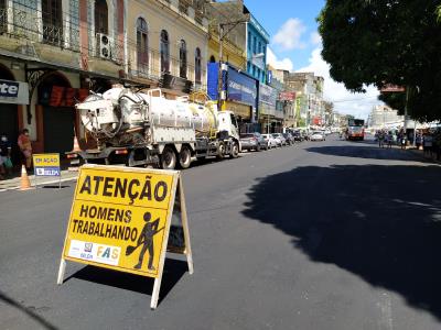 Centro histórico de Belém recebe obras de revitalização