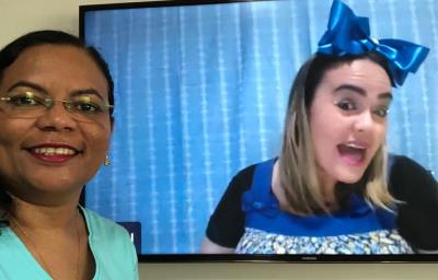 Professora de Belém participa de live sobre contação de histórias como prática pedagógica
