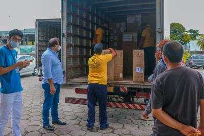 Belém recebe 30 respiradores do Ministério da Saúde para o combate à Covid-19