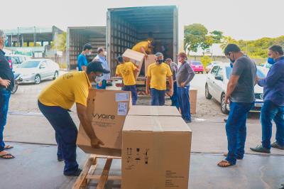 Belém recebe 30 respiradores do Ministério da Saúde para o combate à Covid-19