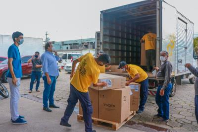 Belém recebe 30 respiradores do Ministério da Saúde para o combate à Covid-19