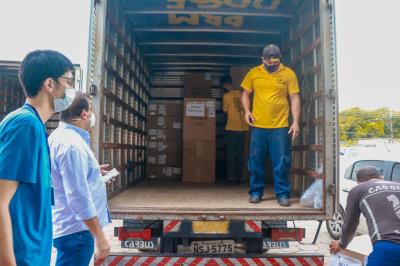 Belém recebe 30 respiradores do Ministério da Saúde para o combate à Covid-19