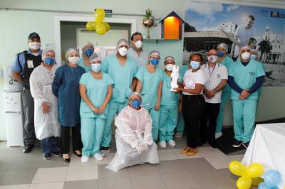 Hospital Dom Vicente Zico recebe imagem de Nossa Senhora de Nazaré