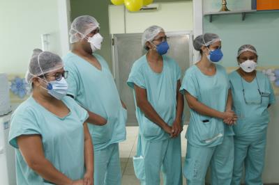 Hospital Dom Vicente Zico recebe imagem de Nossa Senhora de Nazaré
