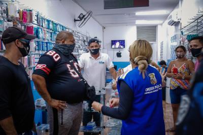 Comitê de Segurança Municipal realiza fiscalização no Comércio de Belém
