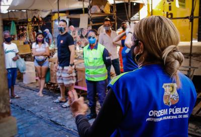 Comitê de Segurança Municipal realiza fiscalização no Comércio de Belém