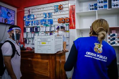 Comitê de Segurança Municipal realiza fiscalização no Comércio de Belém