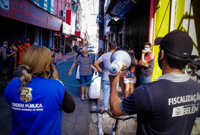 Comitê de Segurança Municipal realiza fiscalização no Comércio de Belém