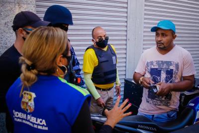 Comitê de Segurança Municipal realiza fiscalização no Comércio de Belém