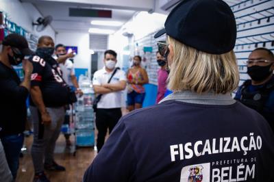 Comitê de Segurança Municipal realiza fiscalização no Comércio de Belém