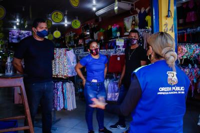 Comitê de Segurança Municipal realiza fiscalização no Comércio de Belém
