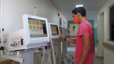 Respiradores estão em fase final de instalação na rede municipal de saúde