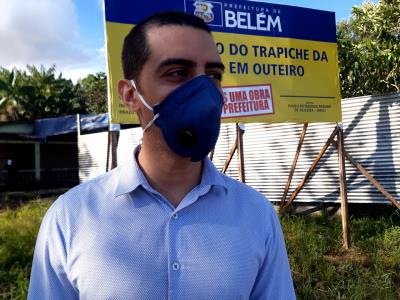 Produção das estruturas do novo trapiche de Outeiro segue acelerada