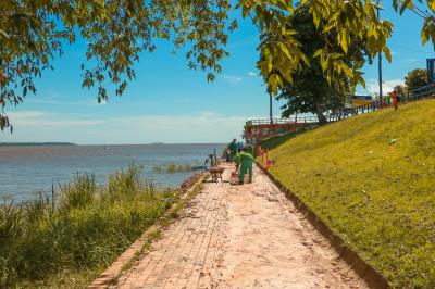Prefeitura começa obra de recuperação do muro de contenção da orla de Icoaraci