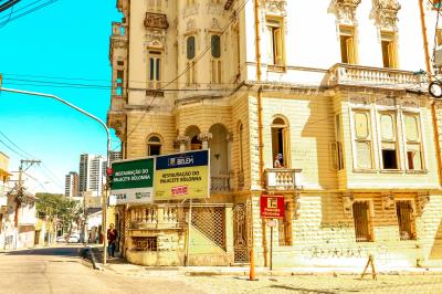 Palacete Bolonha passa por restauro de sua arquitetura e história