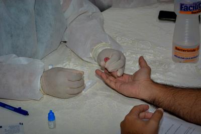 Prefeitura leva teste rápido da Covid-19 ao distrito de Outeiro
