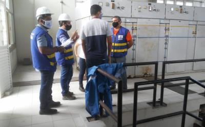 Fiscalização programada da Arbel visita unidade de abastecimento de água