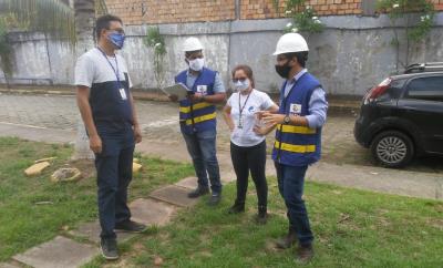 Fiscalização programada da Arbel visita unidade de abastecimento de água